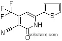 Molecular Structure of 22123-11-1 (3-Cyano-6-(2-thienyl)-4-trifluoromethyl-2(1H)-pyridone)